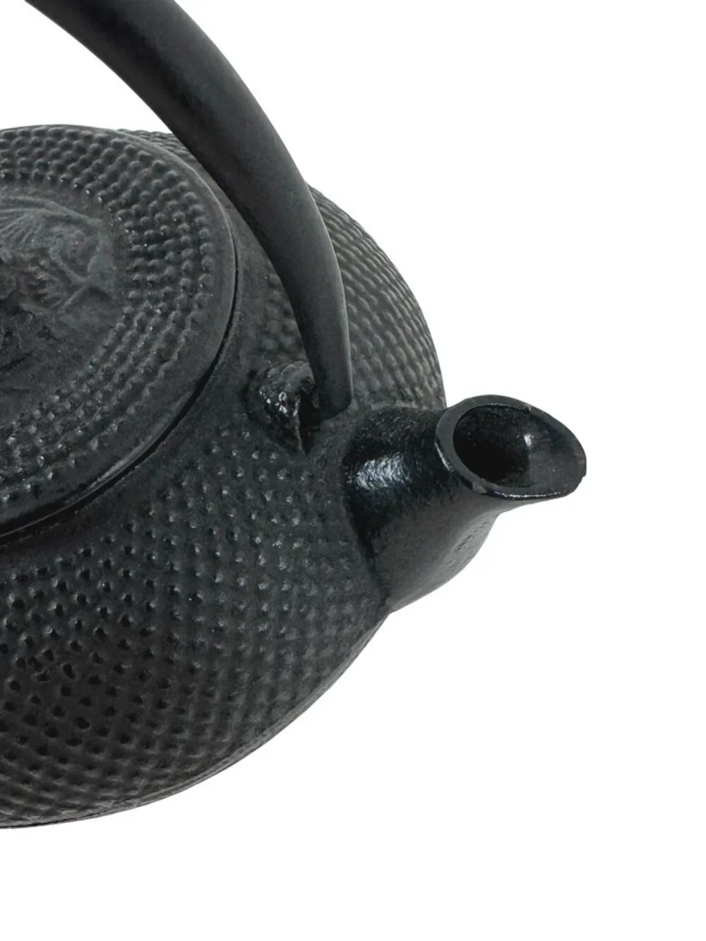 Black Cast Iron Tetsubin Tea Kettle